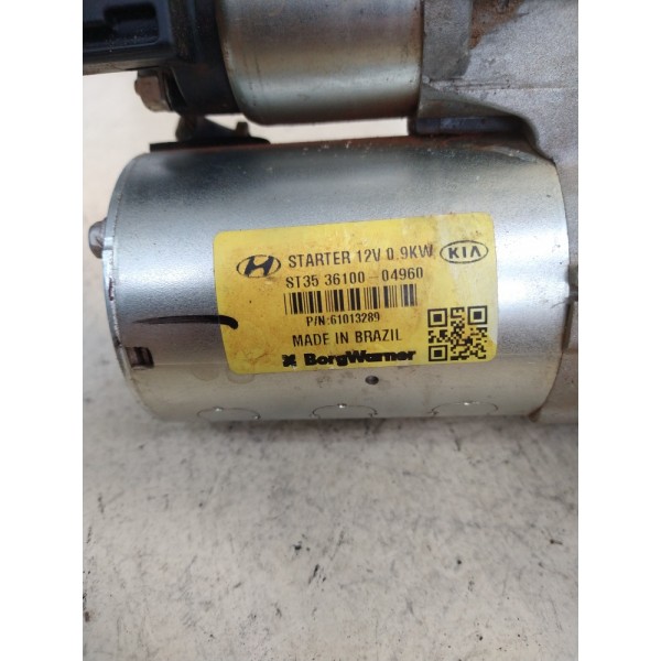 Motor Partida Arranque Hyundai Hb20 1.0 3cc Turbo 2019a 2023