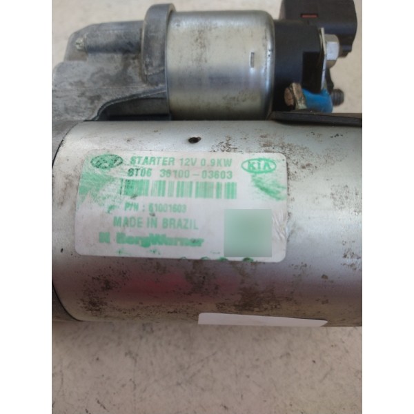 Motor Partida Arranque  Hyundai Hb20 1.0 3cc 2021 2022 2023