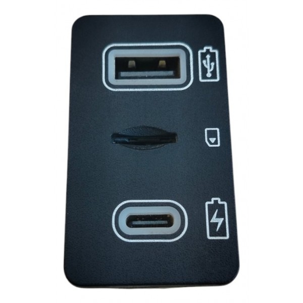 Conector Tomada Usb E Carregador Byd Dolphin Gs 180ev 2024