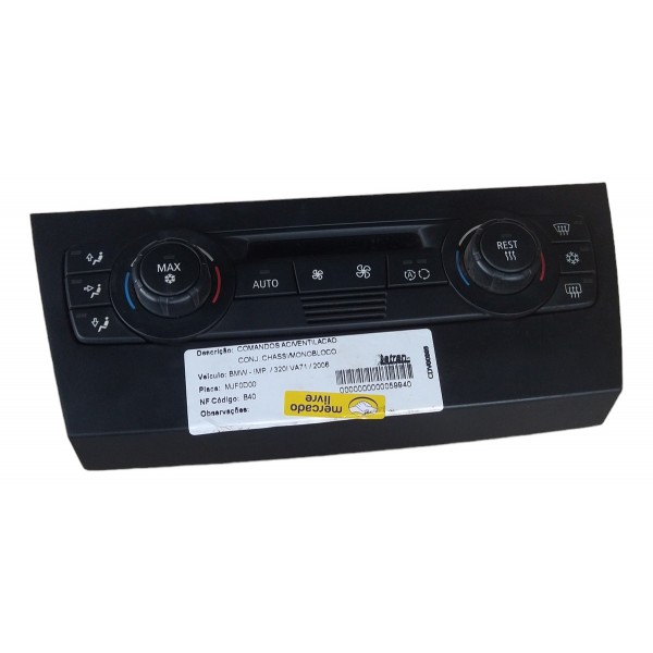 Comando Ar Condicionado Bmw 320i 2006 2007 2008 2009