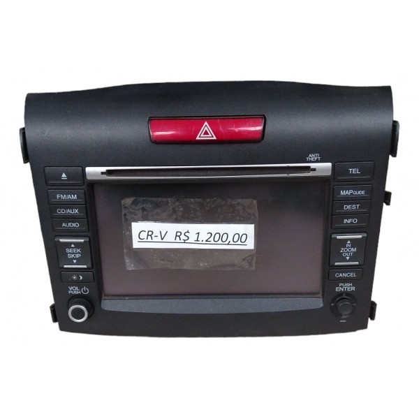 Aparelho Som Rádio Multimídia Cr-v 2012 2013