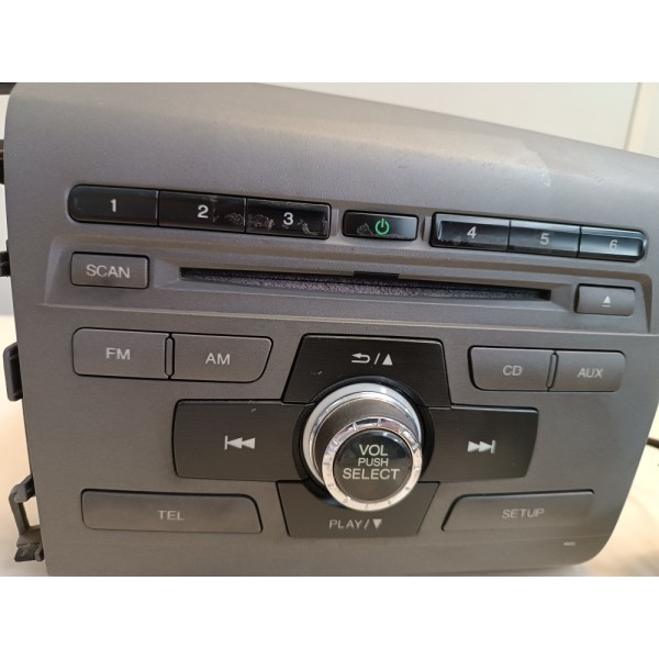 Rádio Som Cd Player Automotivo Civic 2012 2013 2014 A 2016