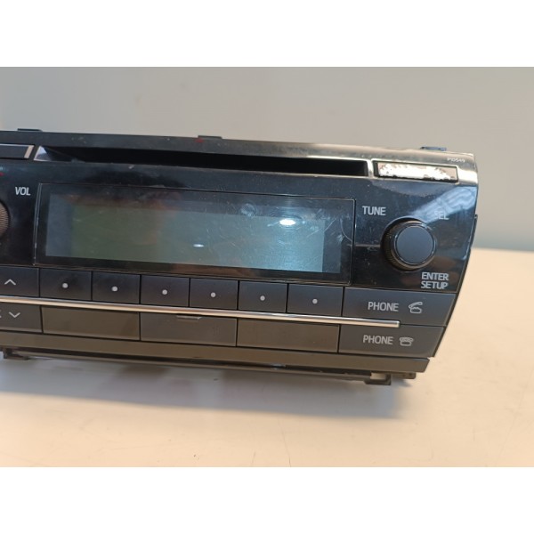 Rádio Cd Player Bluetooth Corolla 2014 2015 2016 2017 A 2019