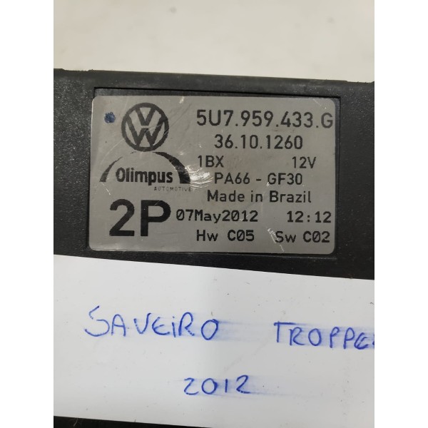 Módulo Conforto Volkswagen Saveiro 1.6 2012 2013 2014 2015