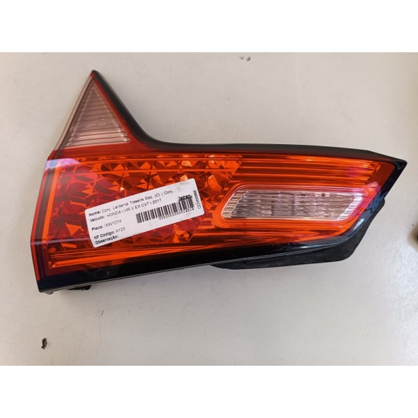 Lanterna Esquerda Porta Malas Honda Hr-v 2015 2016 2017 2018