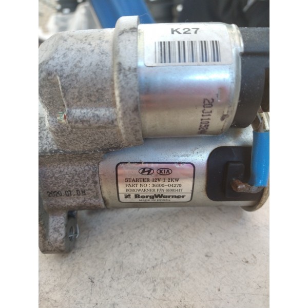 Motor Partida Arranque Hyundai Hb20 1.0 3cc 2021 2022 2023