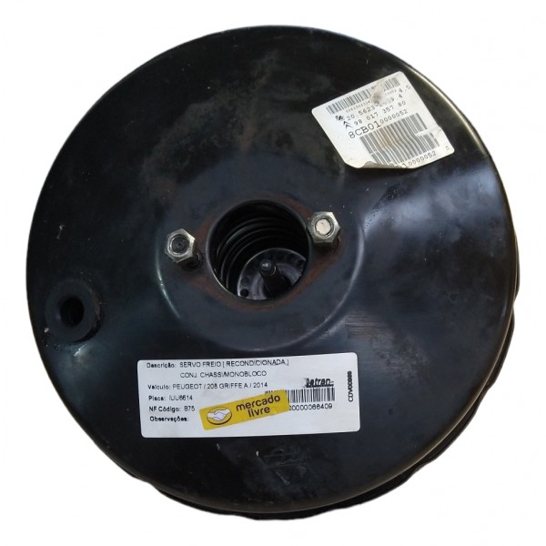 Servo De Freio Hidrovacuo Peugeot 208 C3 1.6 16v 2014