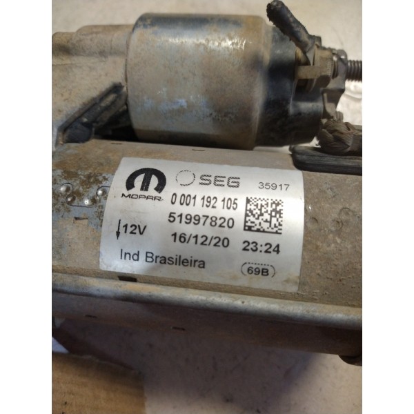 Motor Partida Arranque Fiat Strada 1.4 2020 2021 2022 2023